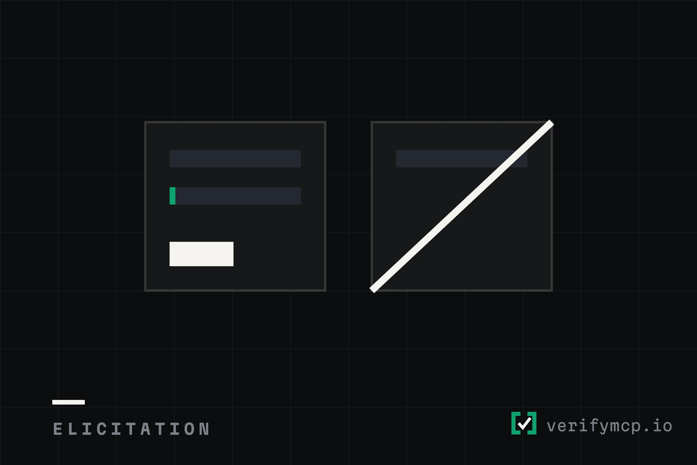 MCP elicitation: form mode, URL mode and the risks, VerifyMCP