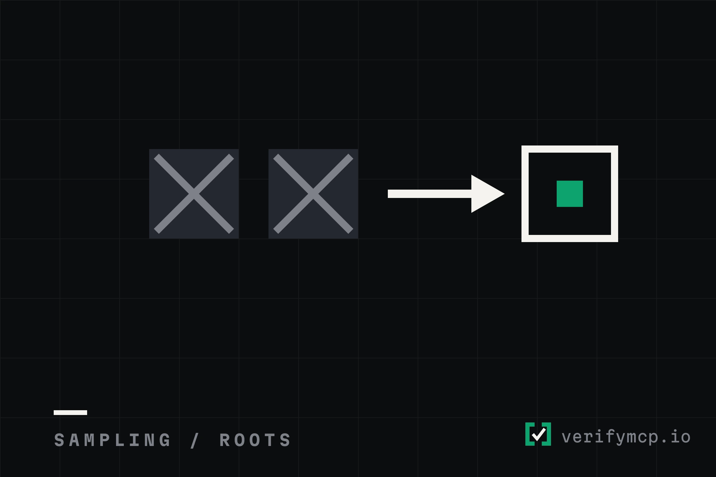 MCP sampling and roots are both deprecated now, VerifyMCP